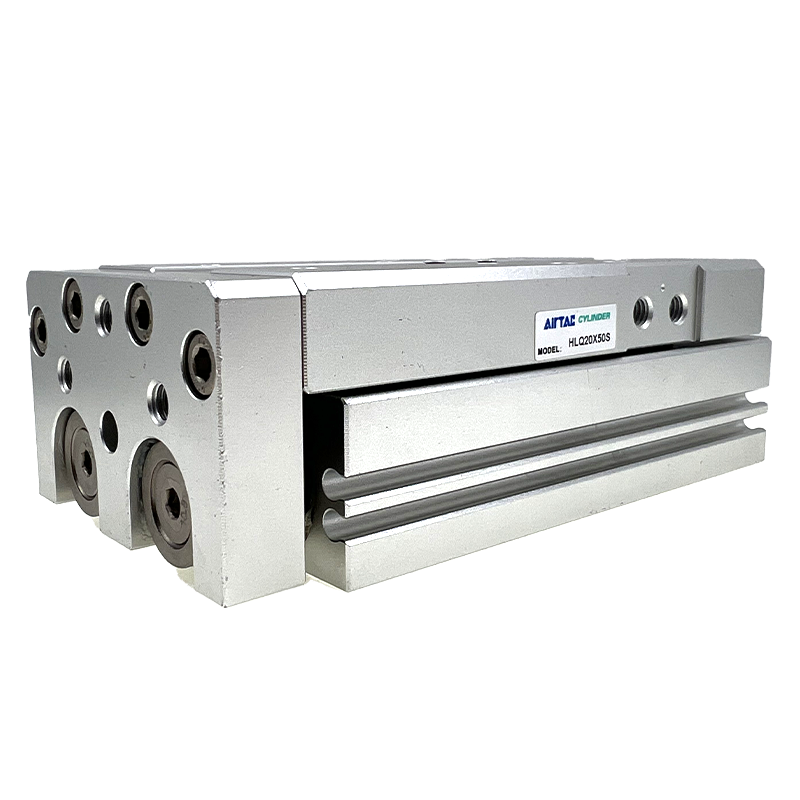 亚德客HLQ精密滑台气缸HLQ12/16X10/20/30/40/50/75/100/125SB - 图1