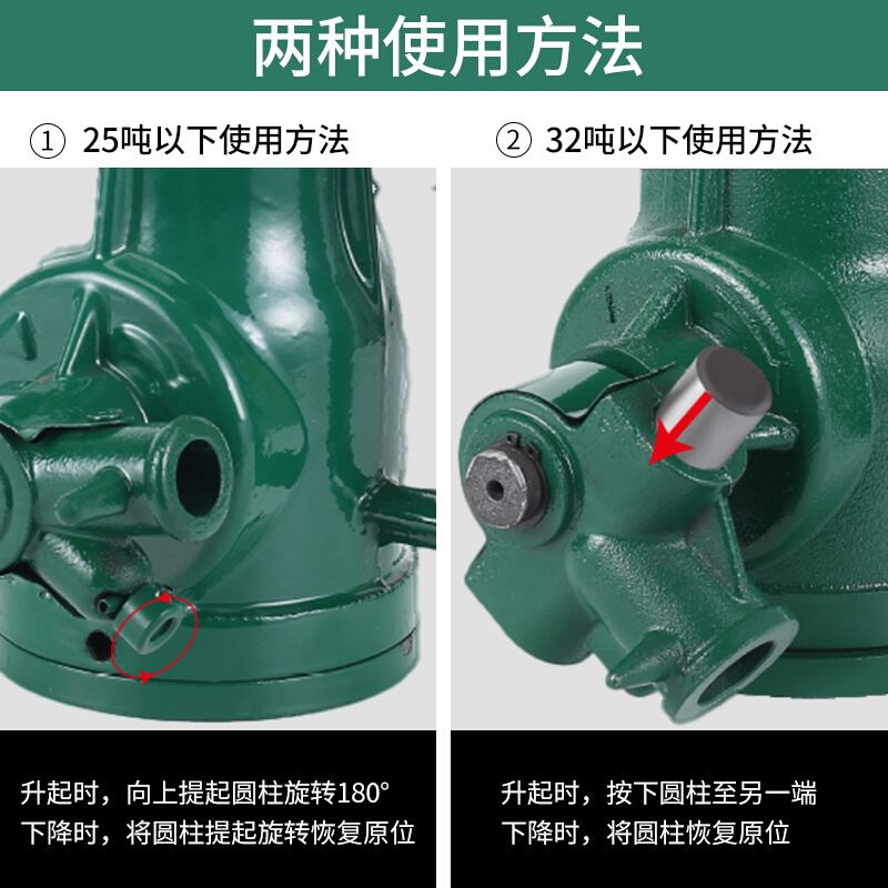 螺旋千斤顶顶立式5t25t2t50t机械齿轮式手摇套筒立式螺旋千斤顶-图0