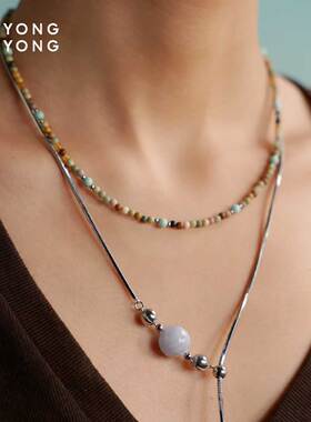 无用之用天然蓝纹玛瑙符号件