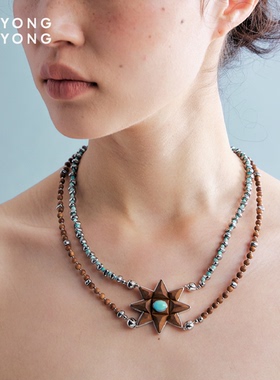 无用之用925银八芒星符号件