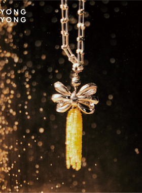 无用之用925银流苏蝴蝶结