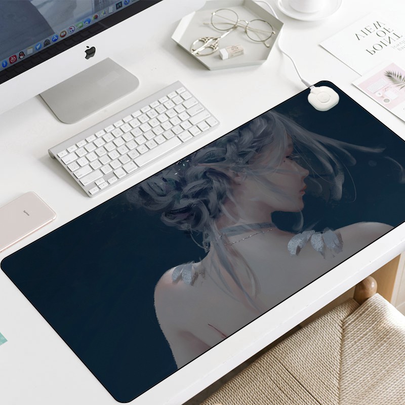 电热取暖发热桌j垫电脑加热暖手鼠标垫办公室桌面加热垫超大暖桌 - 图2