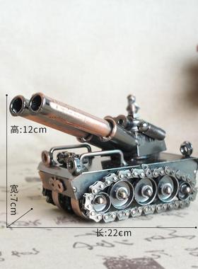 坦克模型电镀带轮子坦克新款金属工艺品实力厂家手工打造T003 6