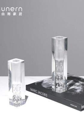 软装饰品极简风创意气泡亚克力花器摆件样板房间售楼处玄关柜花瓶