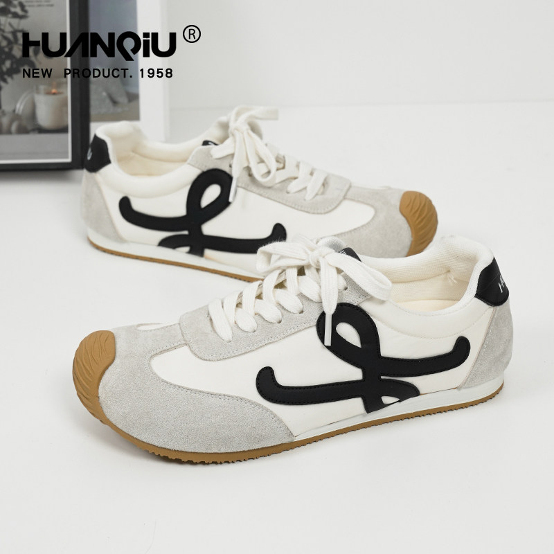 环球情侣款德训鞋男女2025新款透气阿甘鞋软底百搭板鞋平底运动鞋,淘宝优惠券,粉丝福利购,淘宝优惠卷