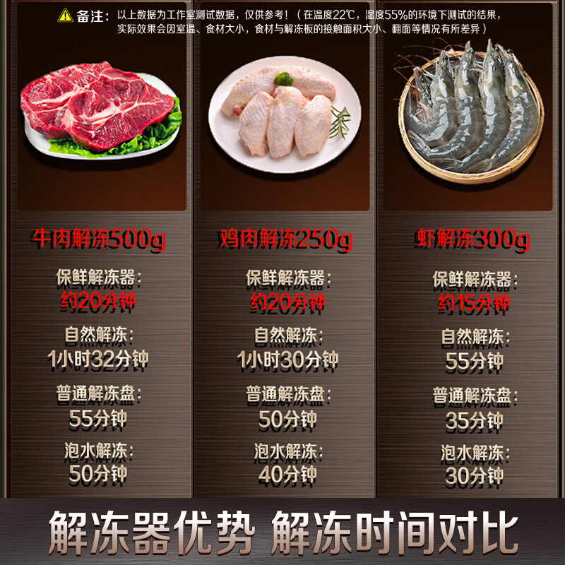 德国恒温解冻器家用牛排冻肉快速解冻机商用肉类食品化冰保鲜神器 - 图1