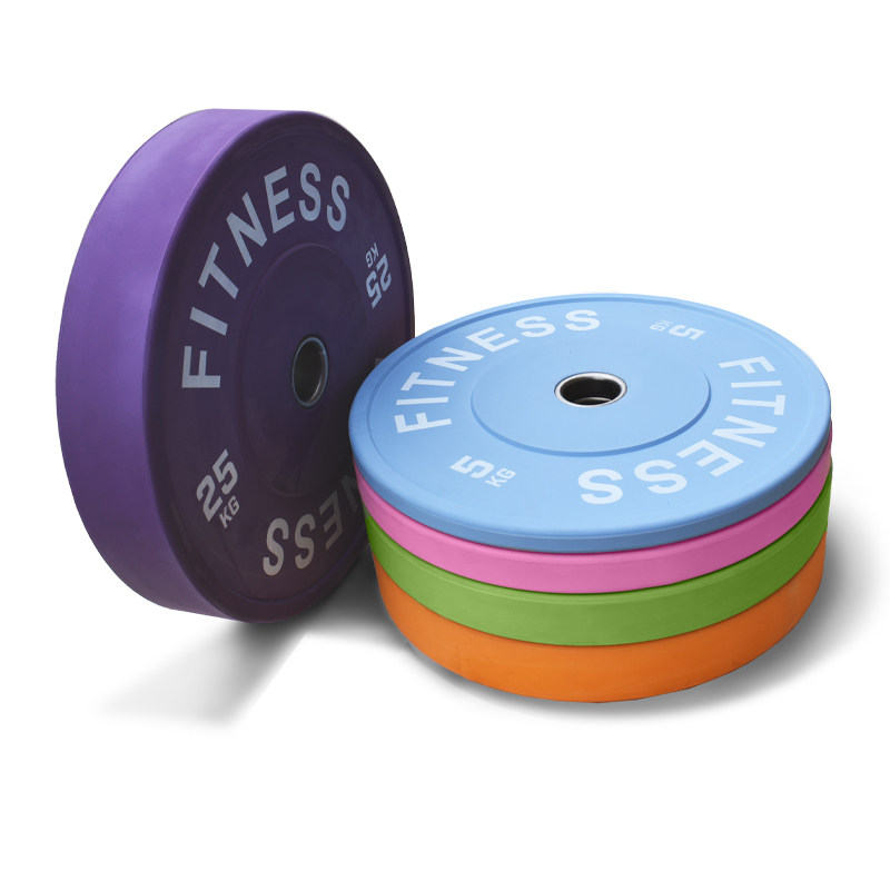 Household large hole rubber large hole barbell plate Kevio