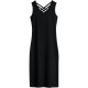 Threaded sexy backless beautiful backrest vest dress