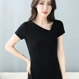 Черное дизайнерское летнее платье, сексуальная мини-юбка, юбка, яркий броский стиль, V-образный вырез