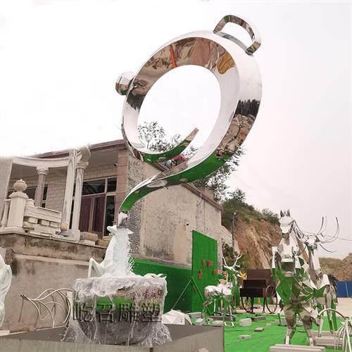 天壶悬空流水不锈钢镜面悬空水壶茶壶户外园林景观水景雕塑摆件,淘宝优惠券,粉丝福利购,淘宝优惠卷