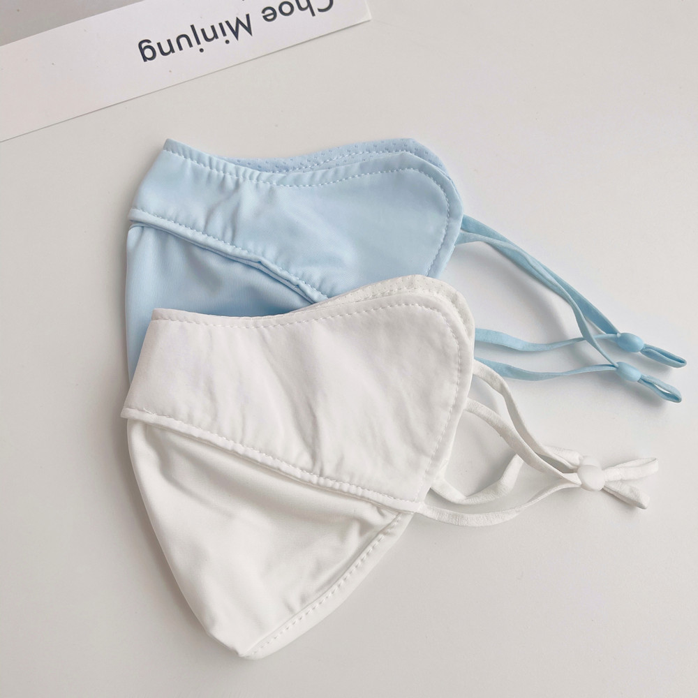 防晒口罩女夏季防紫外线薄款透气冰丝护眼角面罩户外遮阳遮脸服帖 - 图2