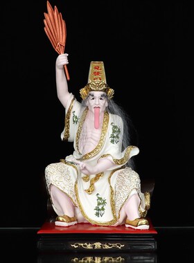 新品黑白无常像七爷八爷神像谢范将军大伯二伯爷树脂W像中式新款