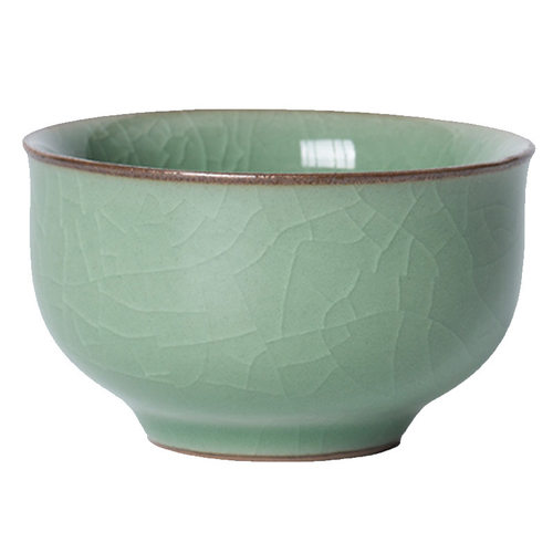 Kongshan Xinyu Longquan celadon manual kung fu tea cup ceram - 图2
