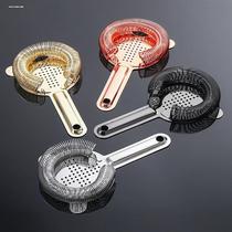Round handle Stainless Steel Filter Ice filter Wine tool Filter Screen Ice Seppulation Bar Practical Fashion Wine