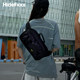 Hidefxxx wing cordura Cordura ປະຕິບັດການກິລາກາງແຈ້ງ ຖົງແອວສູງສີດໍາ