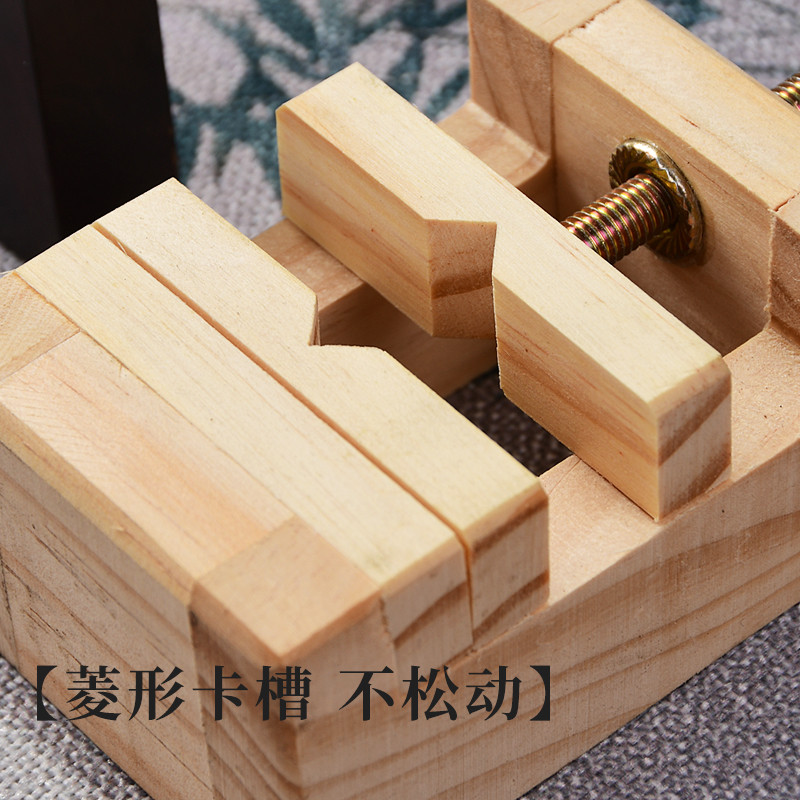 松木印床实木篆刻印床大号夹具石料印章刻章固定篆刻工具套装篆刻夹具印夹固定器印章雕刻台360度,淘宝优惠券,粉丝福利购,淘宝优惠卷