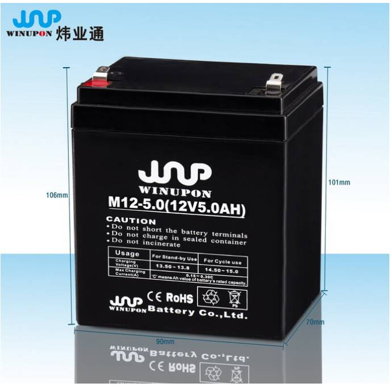 蓄电池M12-4.55.0电户外音响拉杆式音箱12V5.5AH* - 图2