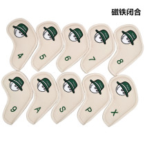 High end golf iron rod sleeve clubhead cover golf club sleeve protective sleeve cartoon ball head set iron rod group special