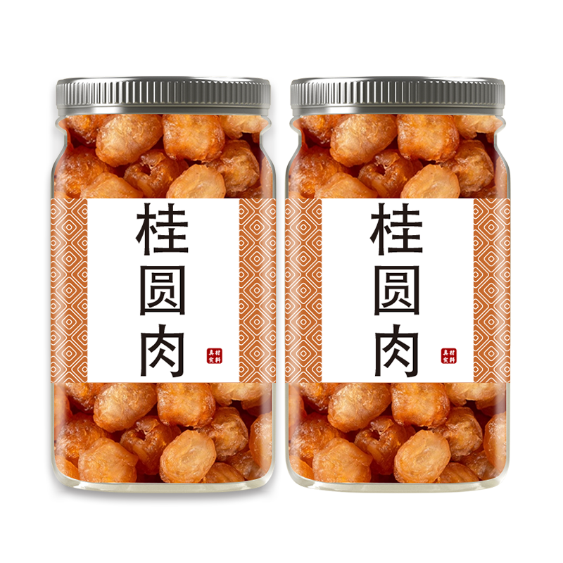 桂圆肉干无核特级8a龙眼肉干500g厚元肉干红枣枸杞正品官方旗舰店