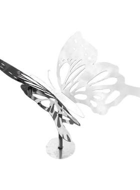 户外大型镜面不锈钢蝴蝶园林酒店草坪售楼处抽象创意雕塑摆件定制