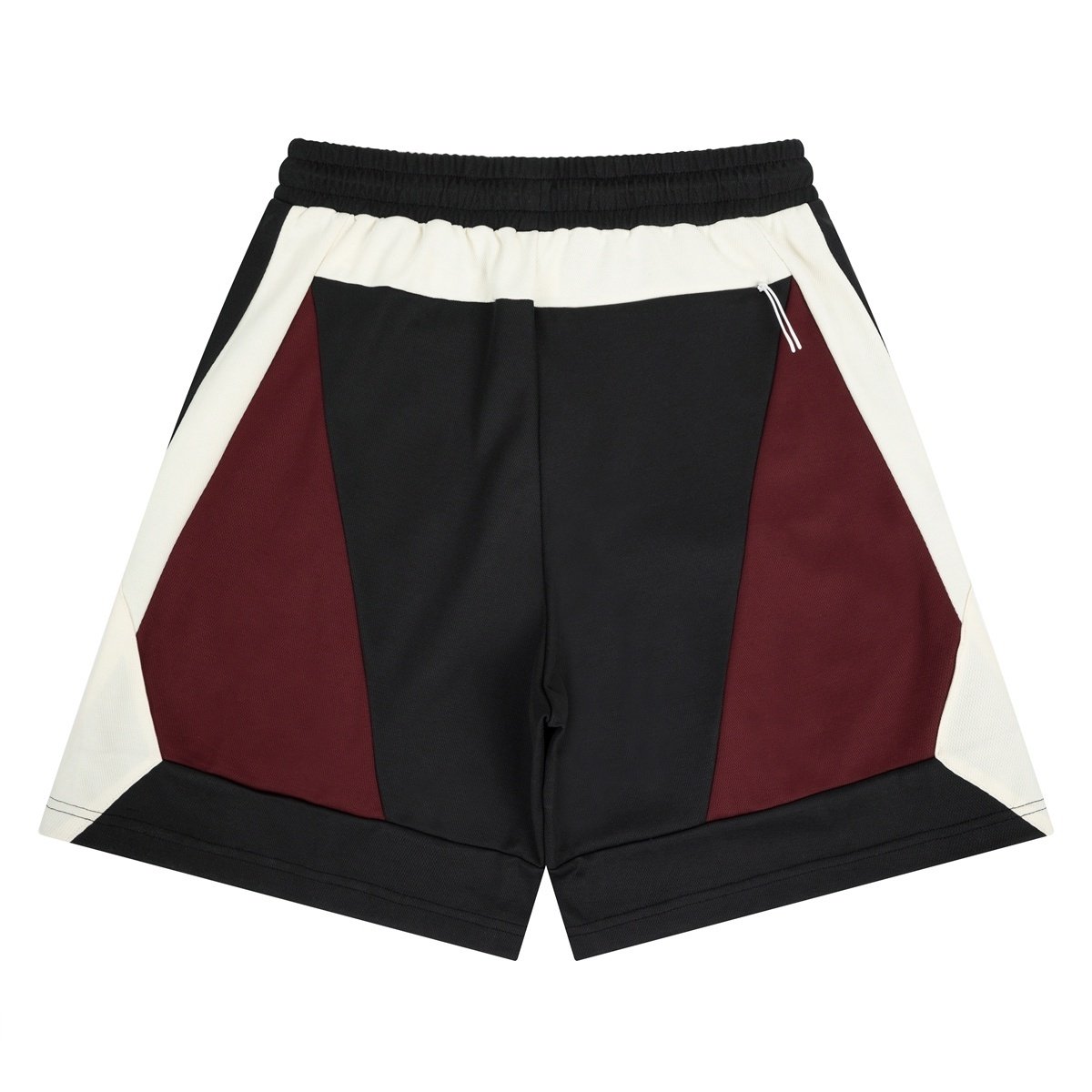 美式网眼拼接假两件复古球裤撞色休闲简约运动抽绳纯棉男女款短裤,淘宝优惠券,粉丝福利购,淘宝优惠卷