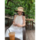 Maven Lin Flowery Summer|ອຸດສາຫະກໍາຫນັກສາມມິຕິການຖັກແສ່ວ Halter Dress Skirt suspender ລອຍຂອງແມ່ຍິງ