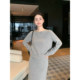 Maven Lin ຊຸດຊຸດຖັກ | Jingshe 1OO wool lace top skirt ຂອງແມ່ຍິງສອງສິ້ນຊຸດ
