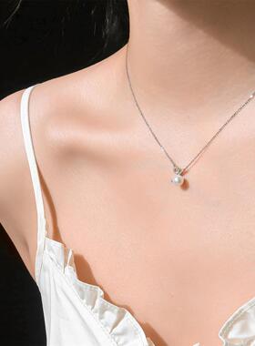 MaisonCleoS925纯银小众锁骨链