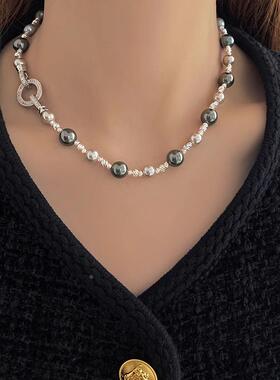 MaisonCleo珍珠双层毛衣链新款