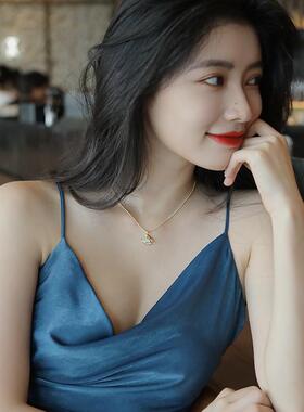 MaisonCleo新款银杏叶锁骨链