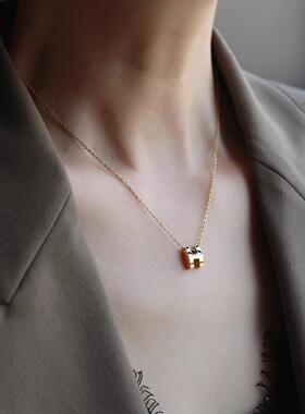 MaisonCleo轻奢甜美字母锁骨链