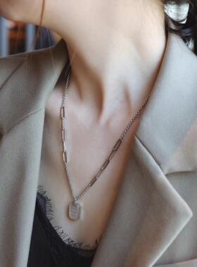 MaisonCleo小金条毛衣链女轻奢