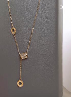 MaisonCleoS925纯银小众锁骨链