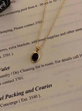 MaisonCleo黑玛瑙复古锁骨链