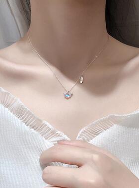 MaisonCleo纯银独角兽锁骨链