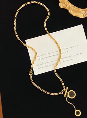 MaisonCleo气质设计感小众毛衣链