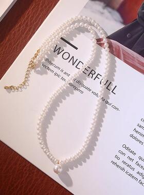 MaisonCleo闭眼可入珍珠锁骨链