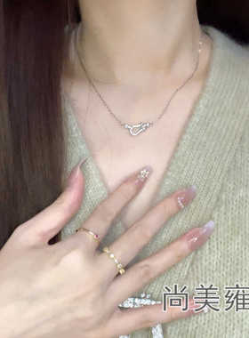 锁骨链尚美雍和18k不过敏女