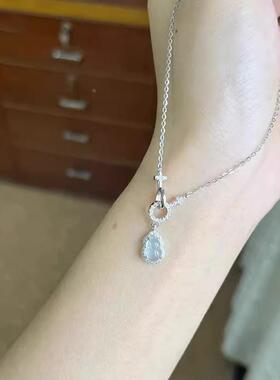 MaisonCleo玉葫芦镶钻毛衣链