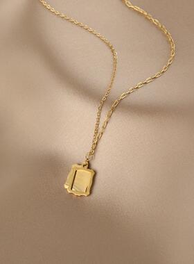 MaisonCleo金色小众锁骨链女