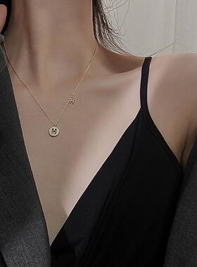 MaisonCleoH字母纯银锁骨链女