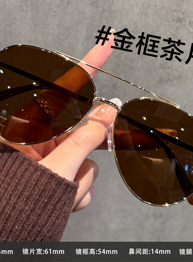 复古双梁墨镜男款防紫外线