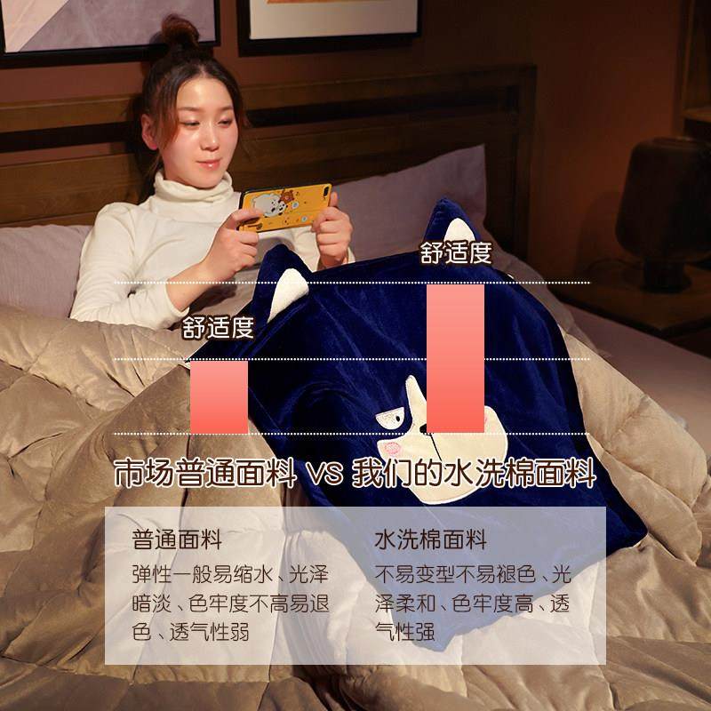 抱枕被子两用办公室折叠毯子二合一午睡小枕头汽车载靠枕冬季加厚,淘宝优惠券,粉丝福利购,淘宝优惠卷