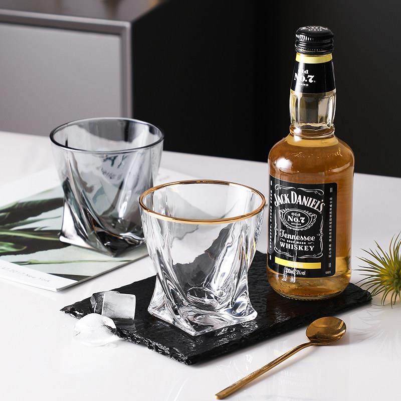 威士忌酒杯水晶玻璃个性创意洋酒杯轻奢北欧彩色喝水杯子家用套装,淘宝优惠券,粉丝福利购,淘宝优惠卷