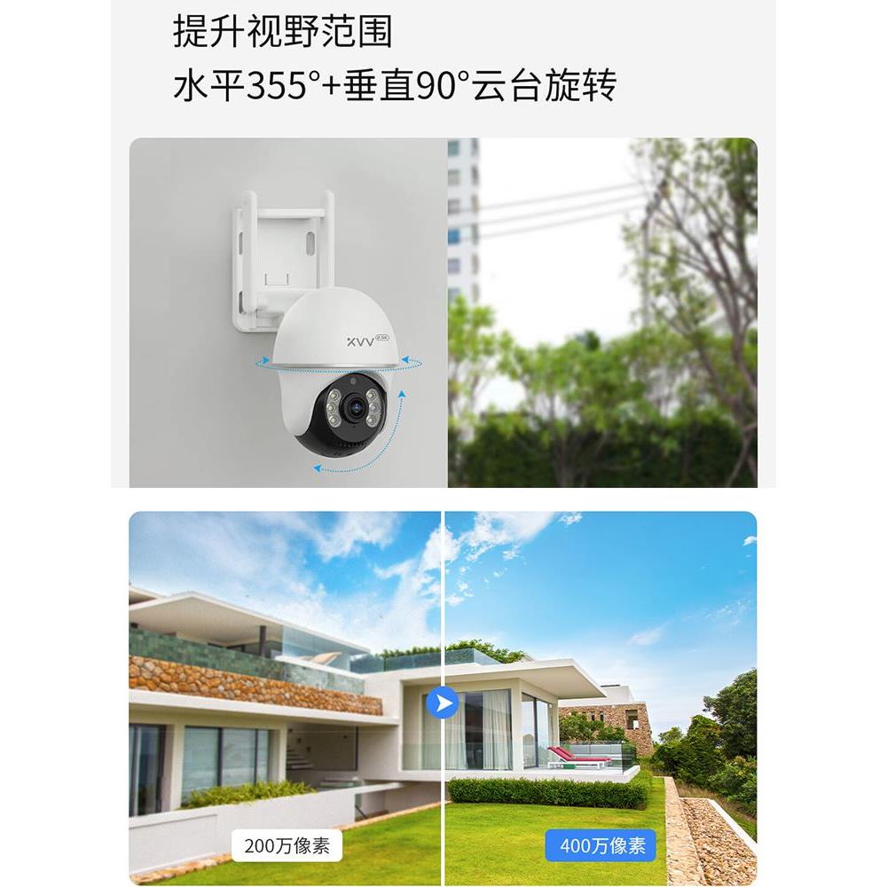 5G双频无线WiFi摄像头可连手机远程360度家用4G无网监控器录摄影