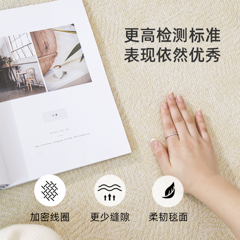 地毯客厅2024新款奶油风沙发毯免洗可擦高级感卧室地垫大面积全铺