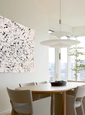 极速《墨染锦g年》客厅沙发背景墙装饰画侘寂风玄关挂画餐厅抽象