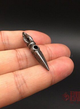 极速藏式天铁金刚杵挂件s 藏饰民族风迷你天铁托甲小金刚杵配饰项