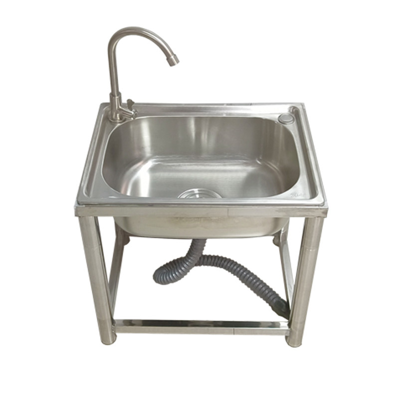 极速厨房不锈钢水槽加厚洗菜盆单槽带支架K洗碗池洗碗槽阳台洗手,淘宝优惠券,粉丝福利购,淘宝优惠卷