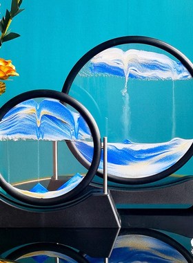 极速流沙画摆件艺术沙漏客厅办公室桌面酒柜家居装饰创意节日礼品